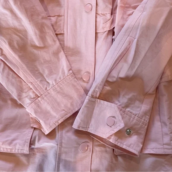 J Crew Perfect Lightweight Jacket Pink Blush Size Medium - Picture 4 of 14
